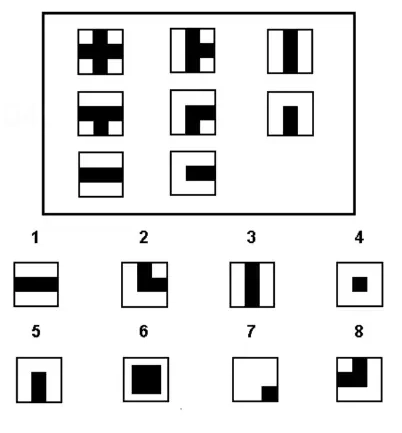 Raven Matrice Question 4